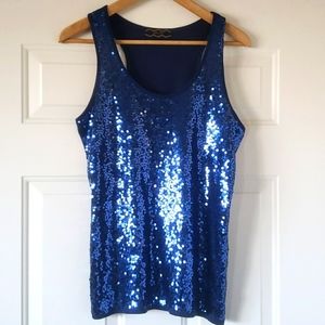 Pink .Rose.  Size L color blue.